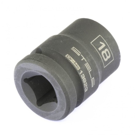 Головка ударная шестигранная 18 мм 1/2&quot; CrMo Stels 13923 купить в Надыме