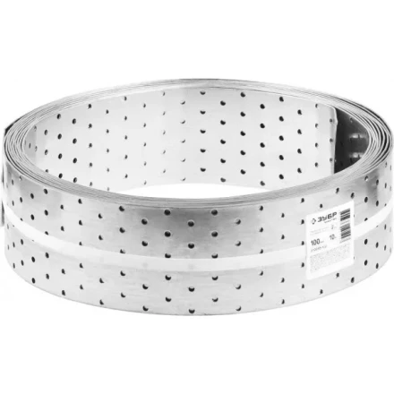 Перфорированная монтажная лента ЗУБР "МАСТЕР", 100х2,00мм, 10м 310245-100 купить в Надыме