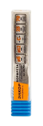 Борфреза Цилиндрическая cо сферическим концом C 6х12 Энкор 21705 купить в Надыме