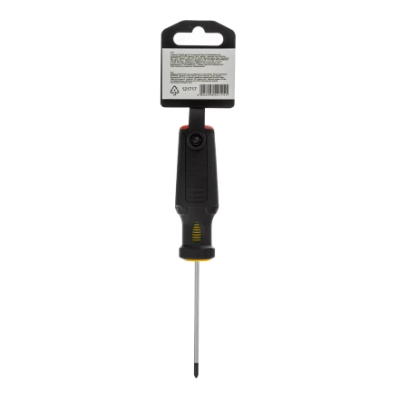 Отвертка, PH0х75 мм, S2, 3к рукоятка Denzel 121717 купить в Надыме