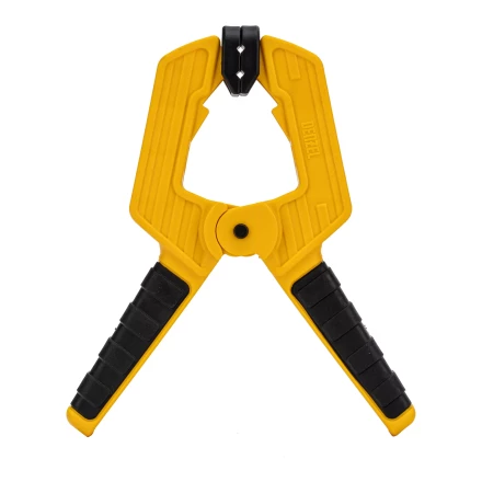 Струбцина клещеобразная Denzel, усиленная 80 х 60 мм, двухкомпонентные рукоятки, 20797 купить в Надыме