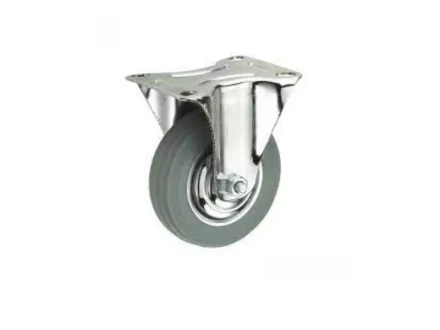 Колесо неповоротное серая резина FC 63 f 160 мм 1027209 купить в Надыме