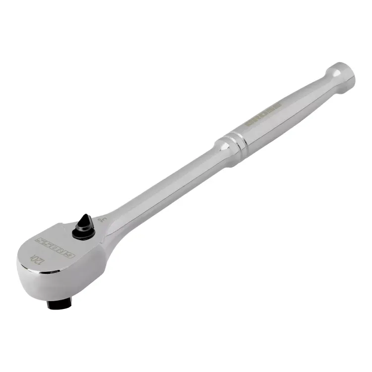 Ключ-трещотка 3/8" Gross 14051, CrV, 120 зубьев, цельнометаллический, хром купить в Надыме