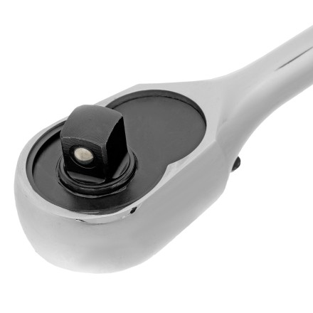Ключ-трещотка 3/8&quot; Gross 14051, CrV, 120 зубьев, цельнометаллический, хром купить в Надыме