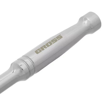 Ключ-трещотка 3/8" Gross 14051, CrV, 120 зубьев, цельнометаллический, хром купить в Надыме