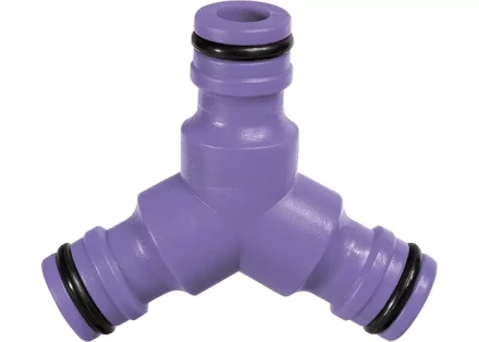 Тройник для разветвления или соединения штуцерный пластмассовый PALISAD 66468 купить в Надыме