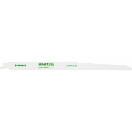 Полотно KRAFTOOL &quot;INDUSTRIE QUALITAT&quot;, S1222VF, для эл/ножовки, Bi-Metall, по металлу, дереву, шаг 1,8-2,5мм, 280мм 159705-U-28 купить в Надыме