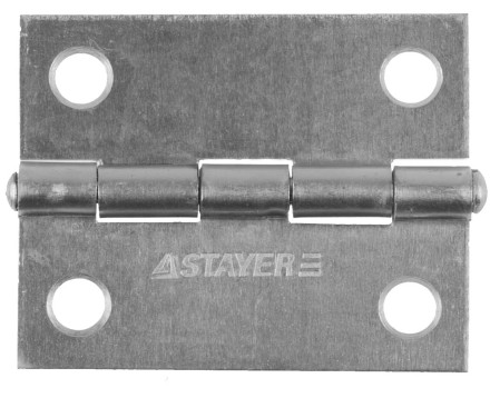 Петля дверная STAYER &quot;MASTER&quot; универсальная, цвет белый цинк, 50мм 37611-50-1 купить в Надыме
