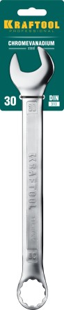 Ключ комбинированный KRAFTOOL, Cr-V, DIN 3113 27079-30 купить в Надыме