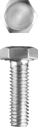 Болт ЗУБР "МАСТЕР" с шестигранной головкой, ГОСТ 7798-70, класс прочности 5.8, оцинкованный, M5x16мм, 5кг 303080-05-016 купить в Надыме