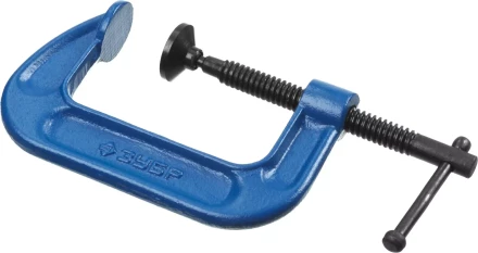 Струбцина  ЗУБР "ПРОФЕССИОНАЛ" тип "G", корпус - ковкий чугун, 75мм 32245-075_z01 купить в Надыме
