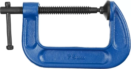Струбцина  ЗУБР "ПРОФЕССИОНАЛ" тип "G", корпус - ковкий чугун, 75мм 32245-075_z01 купить в Надыме