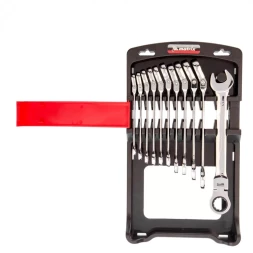 Набор ключей комбинированных Matrix трещоточных шарнирных 11 шт 14796