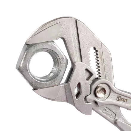 Клещи переставные — гаечный ключ КВТ 180 мм с кнопочной самофиксацией (дублирующая запись) (82148) купить в Надыме