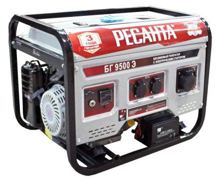 Бензогенератор  Ресанта БГ 9500 Э купить в Надыме