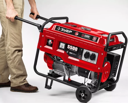 ЗУБР № 2 для генераторов мощностью свыше 4000 Вт, набор колес + рукоятка (НКР-2) купить в Надыме