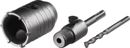 ЗУБР 50 мм, SDS - Plus, 6Т, коронка по бетону с оснасткой (29211-50) купить в Надыме