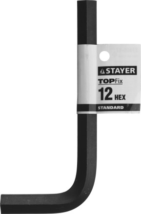 Ключ имбусовый STAYER &quot;STANDARD&quot;, сталь, черный, 12мм 27405-12 купить в Надыме