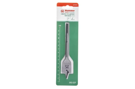 Сверло по дереву HAMMER Ф25х152мм (DR WD SP 25мм*152мм) купить в Надыме