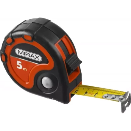 Рулетка MIRAX, 3 стопора, двухкомпонентный пластиковый корпус, 5мх25мм 34013-05-25 купить в Надыме