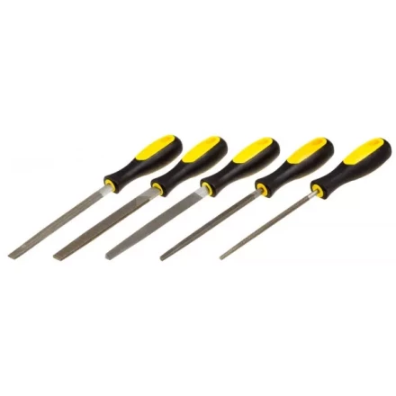 Набор STAYER &quot;PROFI&quot;: Напильники с двухкомпонентной рукояткой,плоский,полукруглый,трехгран,квадратный,круглый,№2,150мм 1681-15-H5_z01 купить в Надыме