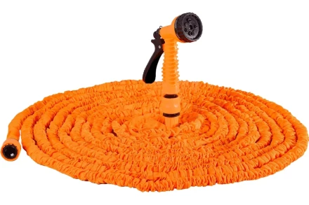 Набор для полива с растягивающимся шлангом 22м Вихрь 73/7/2/26 купить в Надыме