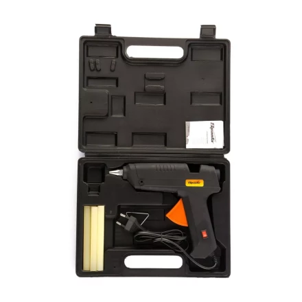 Клеевой пистолет с выключателем 11 мм, в кейсе, 80 Вт, 10 г/мин Sparta 93020 купить в Надыме