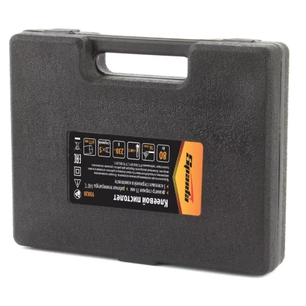 Клеевой пистолет с выключателем 11 мм, в кейсе, 80 Вт, 10 г/мин Sparta 93020 купить в Надыме