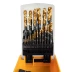Набор сверл по металлу, 1-13 мм, HSS-Tin, Golden Tip, 25 шт Denzel 72323 купить в Надыме