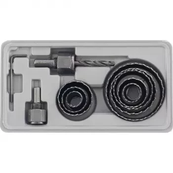 Набор кольцевых пил по дереву 19-64 мм 11 предм. MATRIX 70473 купить в Надыме