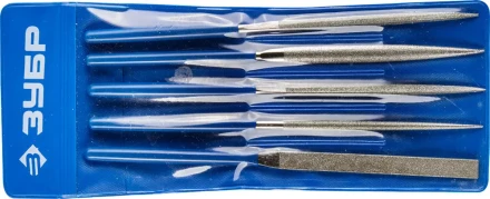 Набор ЗУБР "ЭКСПЕРТ" Надфили с алмазным напылением в пакете PVC, P 140, 160х80мм, 5 предметов 33386-160-H5 купить в Надыме