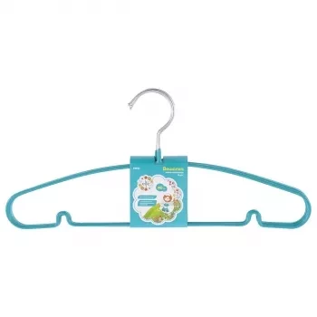 Вешалка для легкой одежды с прорезиненным противоскользящим покрытием 40 см 5 штук в комплекте ELFE 92927 купить в Надыме