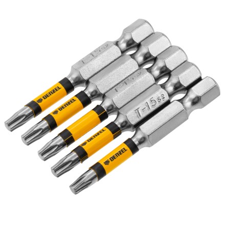 Бита T15x50, 5 шт. Denzel 7711319 купить в Надыме