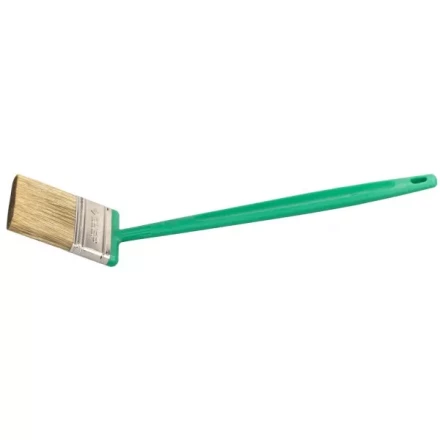 Кисть плоская ЗУБР ЭКСПЕРТ удлиненн 2в1 БСГ-62 быстросъем голова с перем углом, тип АКВА искусств щет, пласт ручка, 50мм 4-01062-050 купить в Надыме