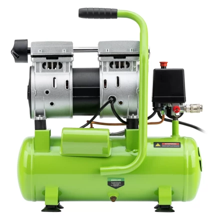 Компрессор безмаслянный малошумный Сибртех МБ 750/10,750 Вт, 10 л, 150 л/мин 58001 купить в Надыме