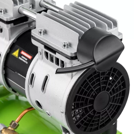 Компрессор безмаслянный малошумный Сибртех МБ 750/10,750 Вт, 10 л, 150 л/мин 58001 купить в Надыме