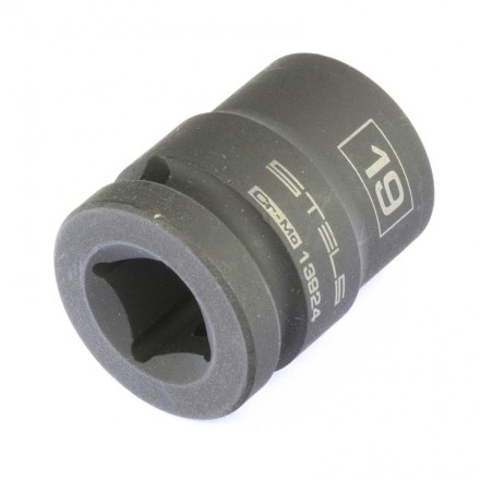 Головка ударная шестигранная 19 мм 1/2&quot; CrMo Stels 13924 купить в Надыме