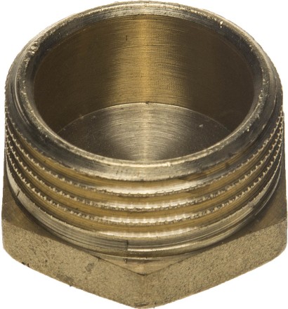 Заглушка GENERAL FITTINGS латунь, 6-ти гранная головка, наружная резьба, 1&quot; 51098-S-1 купить в Надыме