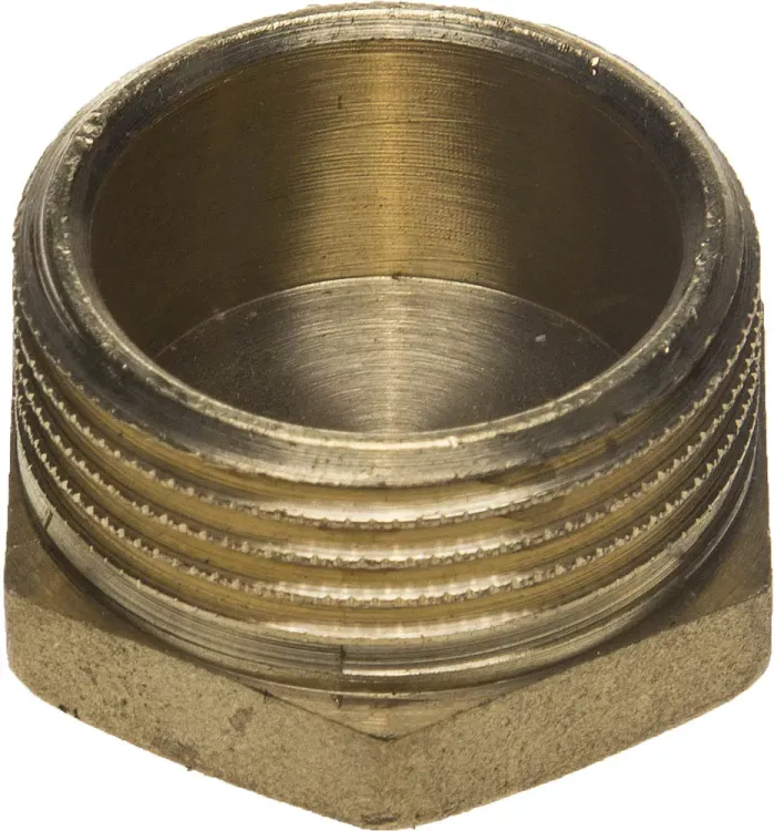 Заглушка GENERAL FITTINGS латунь, 6-ти гранная головка, наружная резьба, 1" 51098-S-1 купить в Надыме