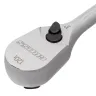 Ключ-трещотка 1/2" Gross 14052, CrV, 120 зубьев, цельнометаллический, хром купить в Надыме