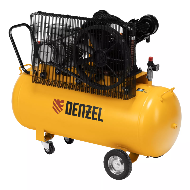 Компрессор воздушный рем. привод Denzel BCV 5500-T/200, 5,5 кВт, 200 литров, 850 л/мин купить в Надыме