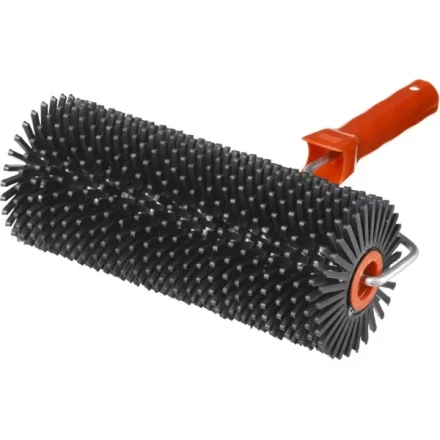 Валик игольчатый ЗУБР "МАСТЕР" по бетону в сборе, пластмассовые иглы 27мм, 105х240мм 03954-24 купить в Надыме