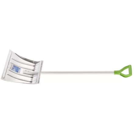 Лопата снеговая алюминиевая 410 х 380 мм металл эргономичный черенок СИБРТЕХ артикул 61626 купить в Надыме