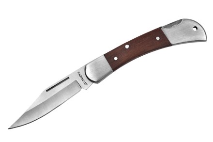 Нож STAYER складной с деревянными вставками, средний 47620-1_z01 купить в Надыме