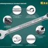 Наборы ключей комбинированных KRAFTOOL, Cr-V, DIN 3110, в EVA-ложементе 27079-H12E купить в Надыме