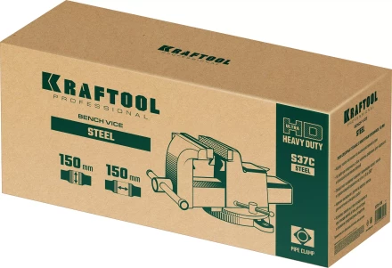 Тиски KRAFTOOL STEEL стальные 32701-150 купить в Надыме