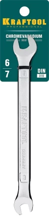 Ключи гаечные рожковые KRAFTOOL, Cr-V, DIN 3110 27033-06-07 купить в Надыме
