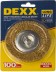 DEXX. Щетка дисковая для дрели, витая стальная латунированная проволока 0,3мм, 100мм 35110-100 купить в Надыме
