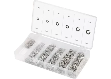 Набор гроверов D 3, 4, 5, 6, 8, 10 мм 1200 предметов СИБРТЕХ 47616 купить в Надыме