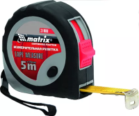 Рулетка Continuous  fixation 3 м х 16 мм обрезиненный корпус плавная фиксация  MATRIX 31086